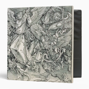 St. Michael Battling with the Dragon 3 Ring Binder