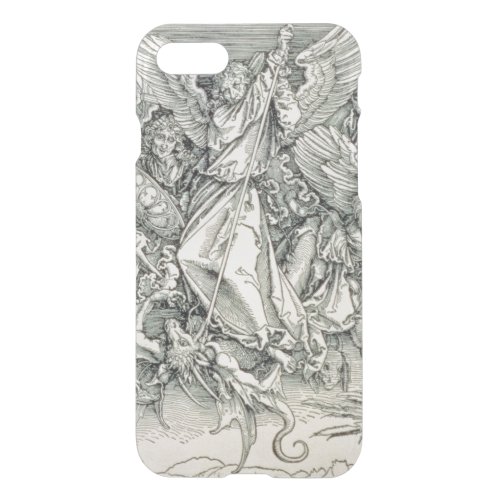 St Michael Battling with the Dragon iPhone SE87 Case