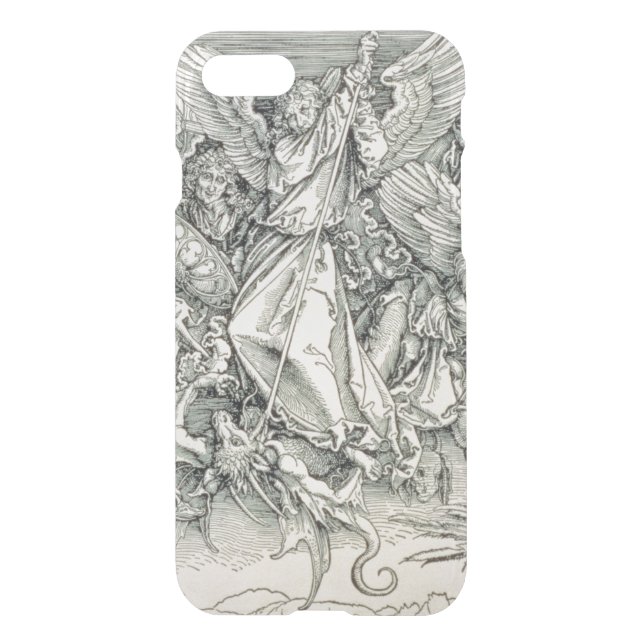 St. Michael Battling with the Dragon Uncommon iPhone Case (Back)