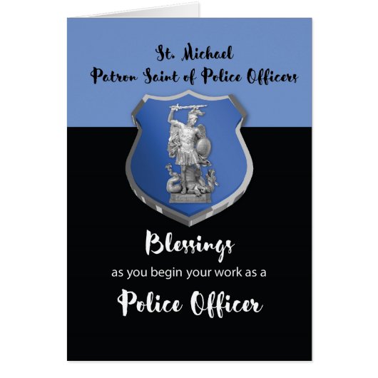 St. Michael Blessings to New Police Officer (Front)