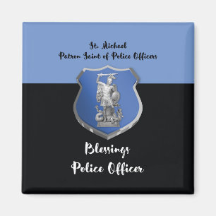 St. Michael Blessings to New Police Officer Magnet