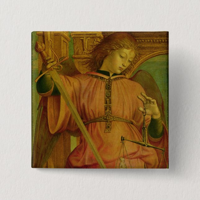 St. Michael Button (Front)