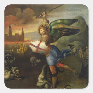 St. Michael, c.1503-05 Square Sticker