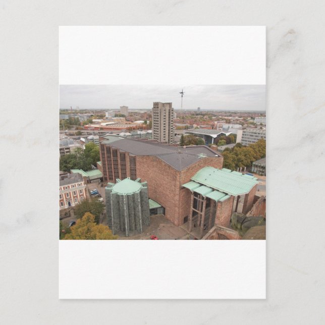 St Michael Cathedral church, Coventry, England, UK Postcard (Front)