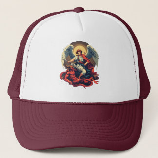 St Michael Defeating the Devil Trucker Hat
