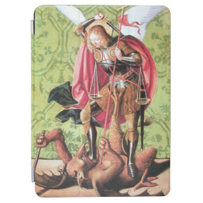 ST. MICHAEL ,DRAGON AND JUSTICE Monogram iPad Air Cover