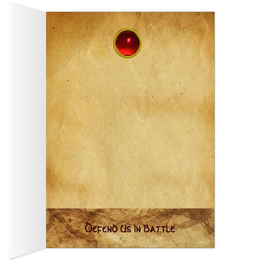 ST. MICHAEL ,DRAGON AND JUSTICE Prayer (Inside (Right))