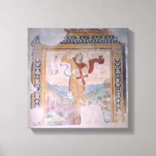 St. Michael (fresco) Canvas Print