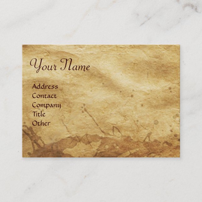 ST. MICHAEL IN THE LAST JUDGEMENT BUSINESS CARD (Front)