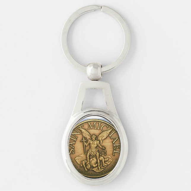 St MICHAEL KEY CHAIN (Front)
