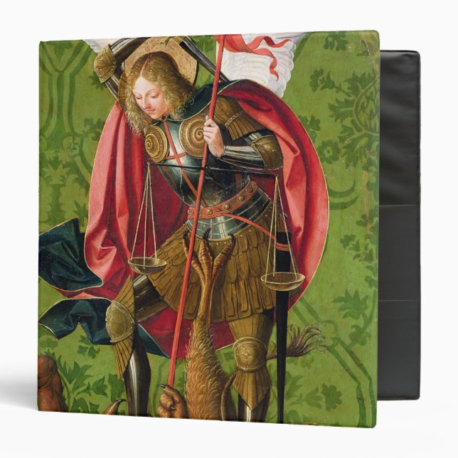 St. Michael Killing the Dragon 3 Ring Binder (Front/Inside)