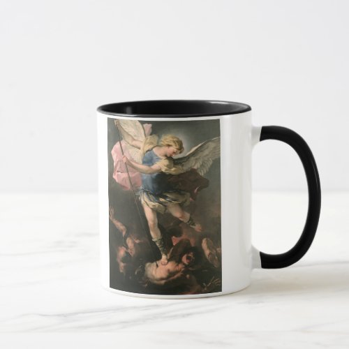 St Michael Luca Giordano Fa Presto Mug