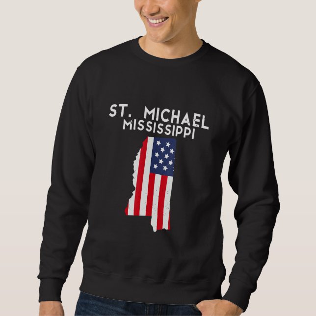 St Michael Minnesota USA State America Travel Minn Sweatshirt (Front)