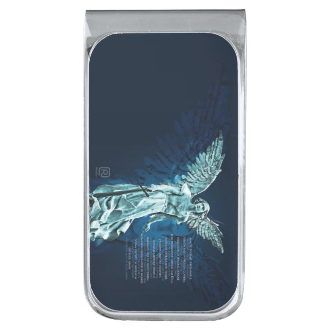 ST MICHAEL MONEY CLIP (Front Vertical)