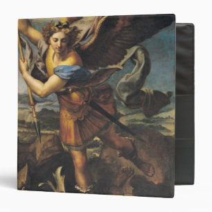 St. Michael Overwhelming the Demon, 1518 3 Ring Binder