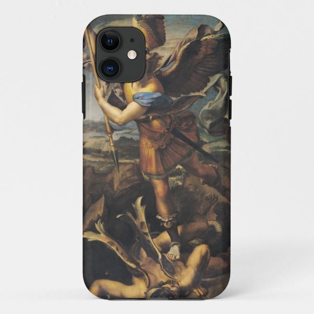 St. Michael Overwhelming the Demon, 1518 Case-Mate iPhone Case (Back)