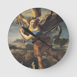 St. Michael Overwhelming the Demon, 1518 Round Clock