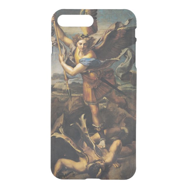 St. Michael Overwhelming the Demon, 1518 Uncommon iPhone Case (Back)