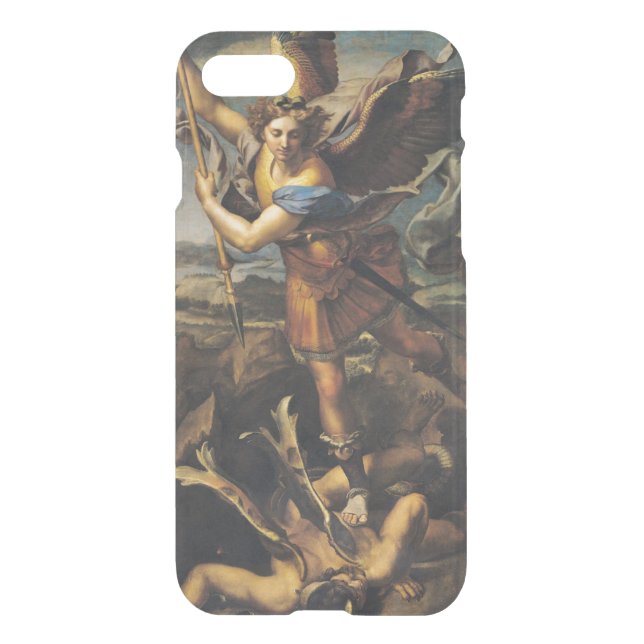 St. Michael Overwhelming the Demon, 1518 Uncommon iPhone Case (Back)