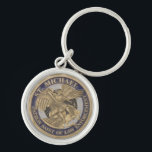 St MICHAEL PATRON SAINT OF LAW ENFORCEMENT Keychain<br><div class="desc">St MICHAEL PATRON SAINT OF LAW ENFORCEMENT</div>