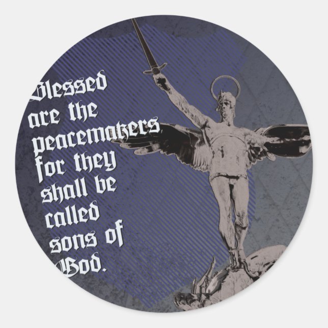 St. Michael - Patron Saint of Police Officers Classic Round Sticker (Front)