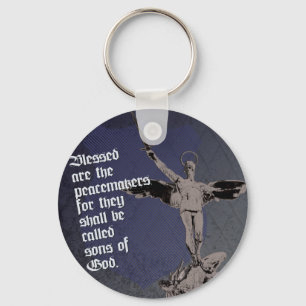 St. Michael - Patron Saint of Police Officers Keychain