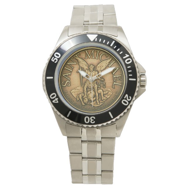 St MICHAEL PATRON SAINT WATCH (Front)