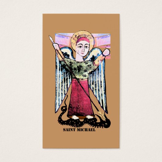St Michael prayer card (Front)