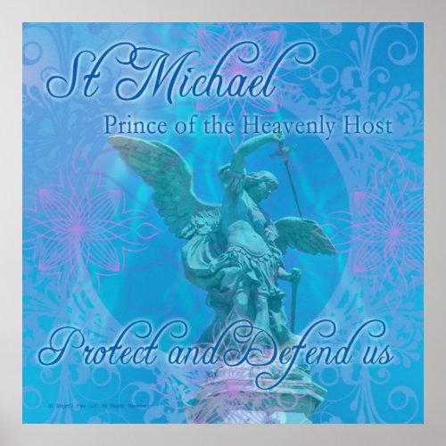 St Michael _ Protect and Defend us poster