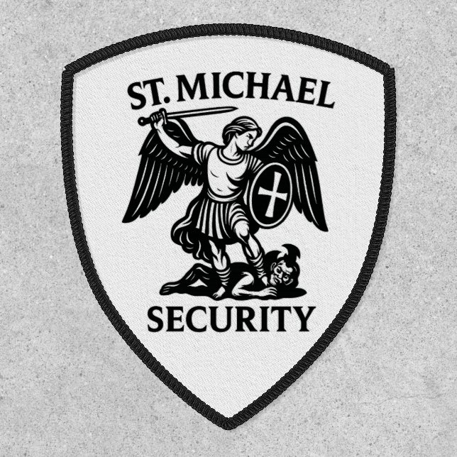 St. Michael Security System Religious Patch (Front)
