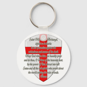 St Michael - Shield Keychain