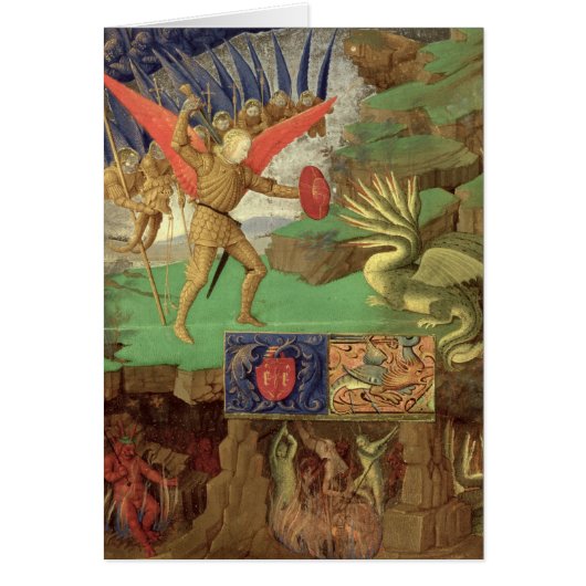 St. Michael Slaying the Dragon Cards (Front)