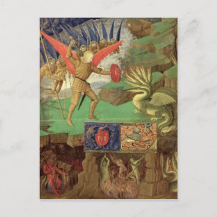St. Michael Slaying the Dragon Postcard
