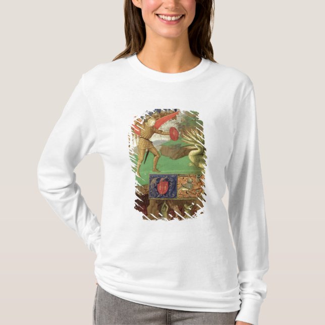 St. Michael Slaying the Dragon T-Shirt (Front)