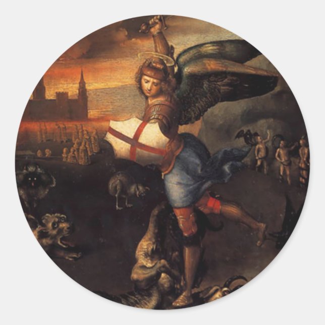 St-Michael sticker (Front)