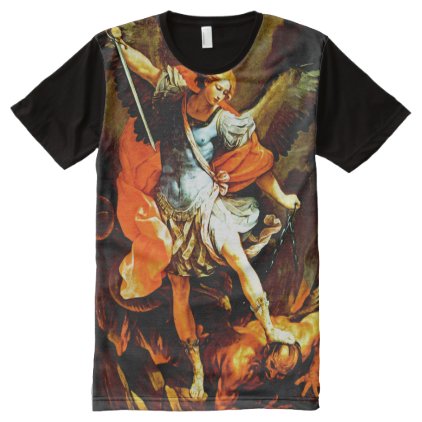 St Michael the Archangel All-Over-Print T-Shirt