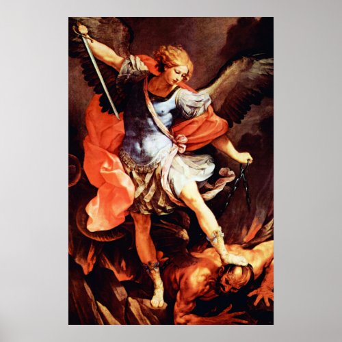 St Michael the Archangel Angel Catholic Saint 201 Poster