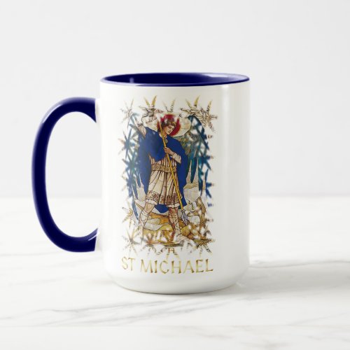 St Michael the Archangel Angel Icon Catholic Mug