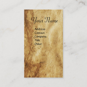 St. Michael the Archangel Antique Parchment Business Card