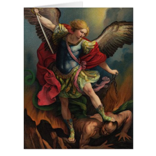 St Michael the Archangel Big Greeting Card