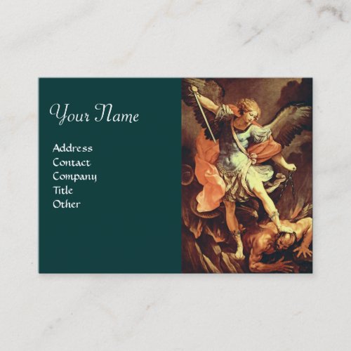St Michael the Archangel Brown Green Business Card