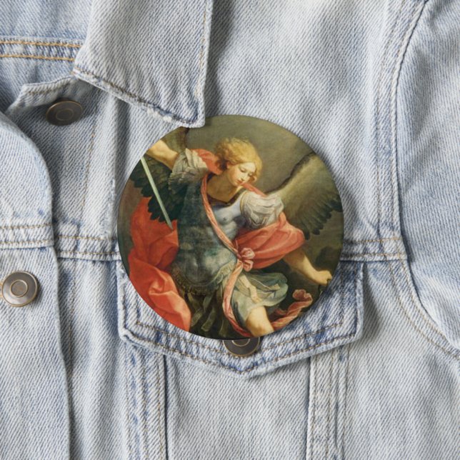 St. Michael the Archangel Button (In Situ)