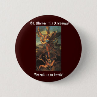 St. Michael the Archangel Button
