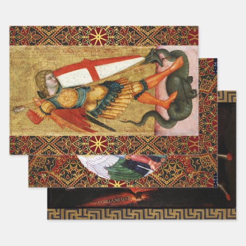 St Michael the Archangel by Fra AngelicoZurbaran Wrapping Paper Sheets