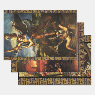 St. Michael the Archangel by Raffaello Sanzio  Wrapping Paper Sheets