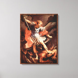 St. Michael the Archangel by Reni Good vs Evil Canvas Print