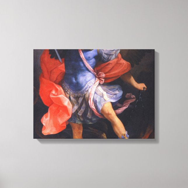 St Michael The Archangel Canvas Print (Front)