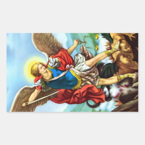 St Michael the Archangel Catholic Angel Stickers