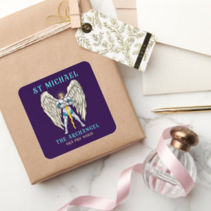 St Michael The Archangel Catholic Prayer Stickers