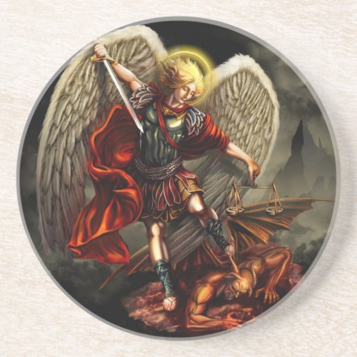 St Michael the Archangel Coaster